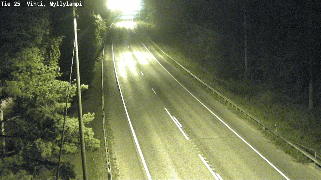 Weather Camera Image Road 25 Lohja Myllylampi, Lohja, Uusimaa
