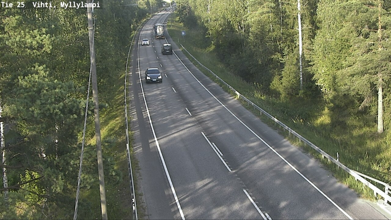 Weather Camera Image Road 25 Lohja Myllylampi, Lohja, Uusimaa