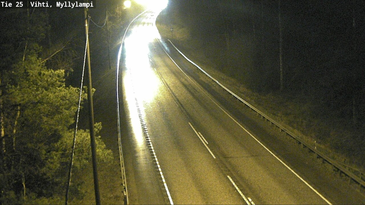 Weather Camera Image Väg 25 Lojo Myllylampi, Lohja, Uusimaa