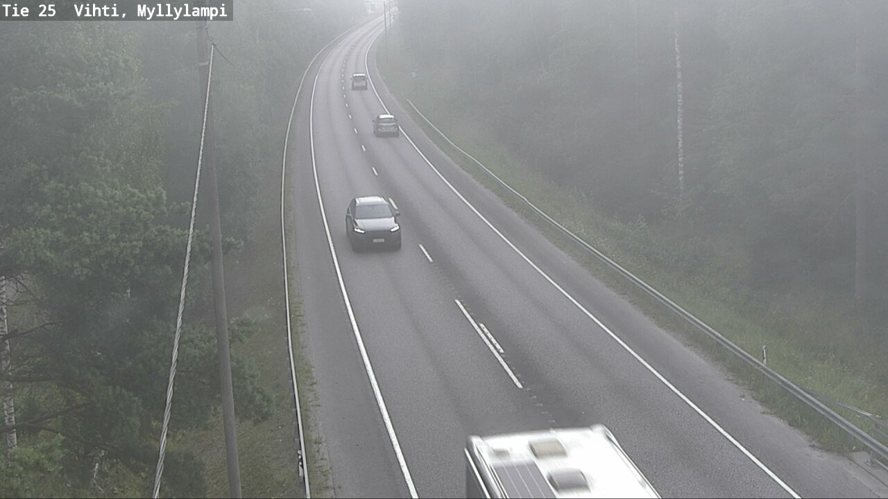 Weather Camera Image Road 25 Lohja Myllylampi, Lohja, Uusimaa