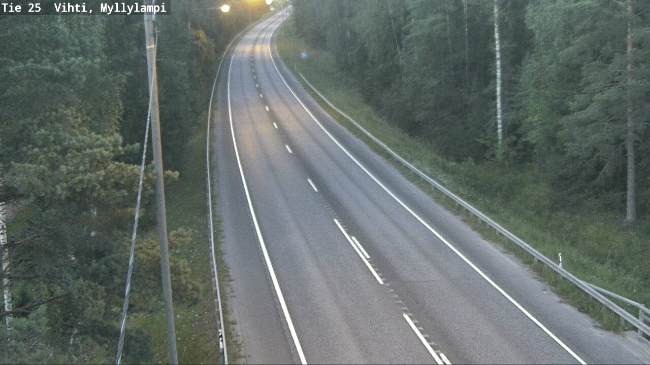 Weather Camera Image Road 25 Lohja Myllylampi, Lohja, Uusimaa