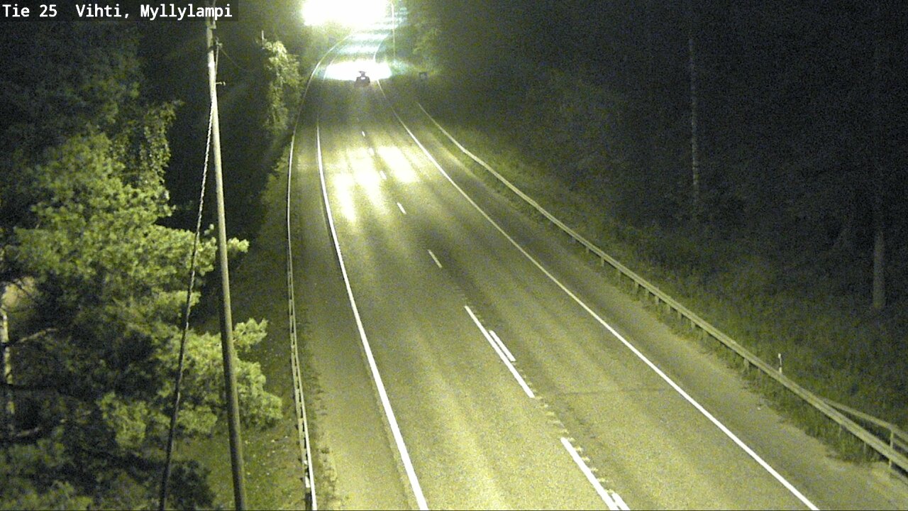 Weather Camera Image Road 25 Lohja Myllylampi, Lohja, Uusimaa
