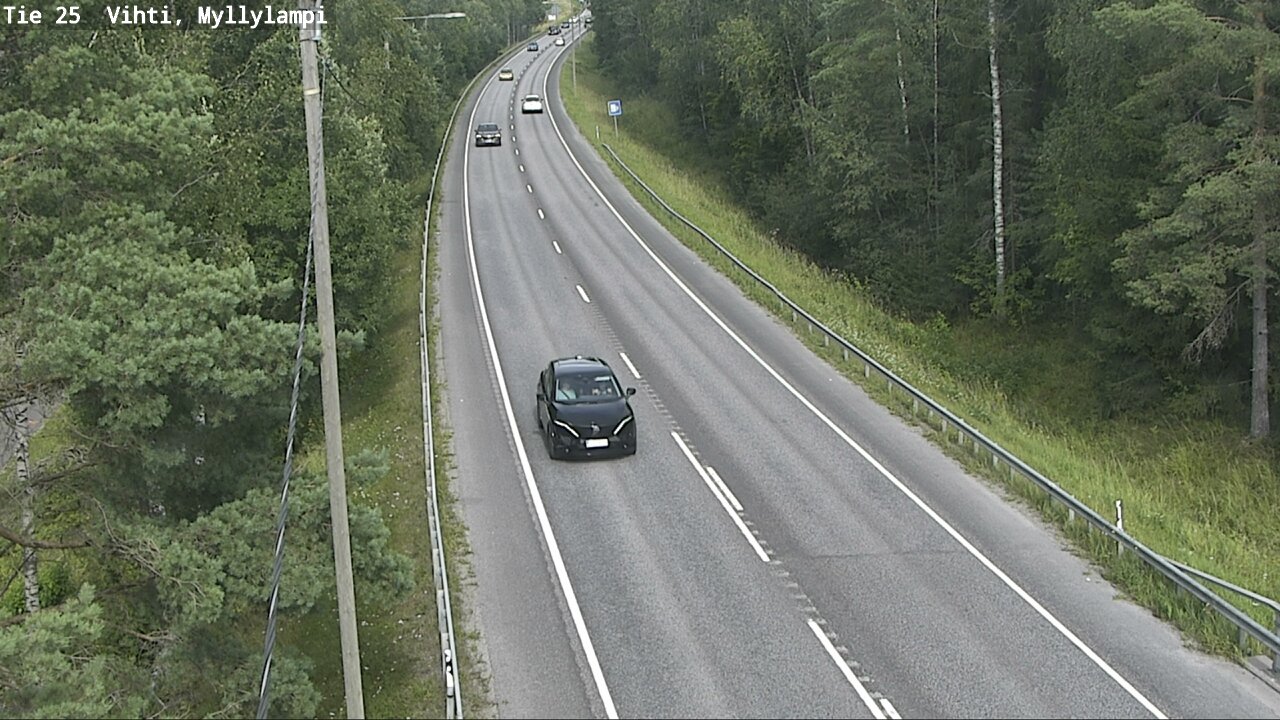 Weather Camera Image Road 25 Lohja Myllylampi, Lohja, Uusimaa