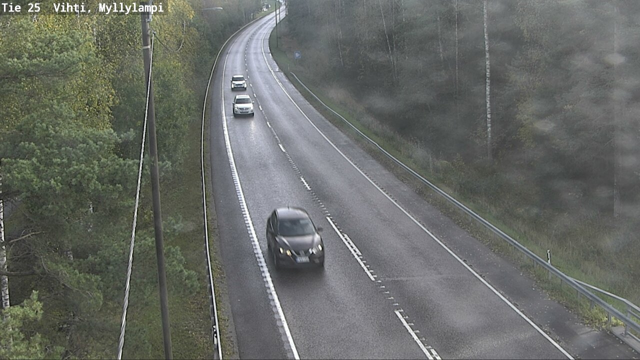 Weather Camera Image Road 25 Lohja Myllylampi, Lohja, Uusimaa