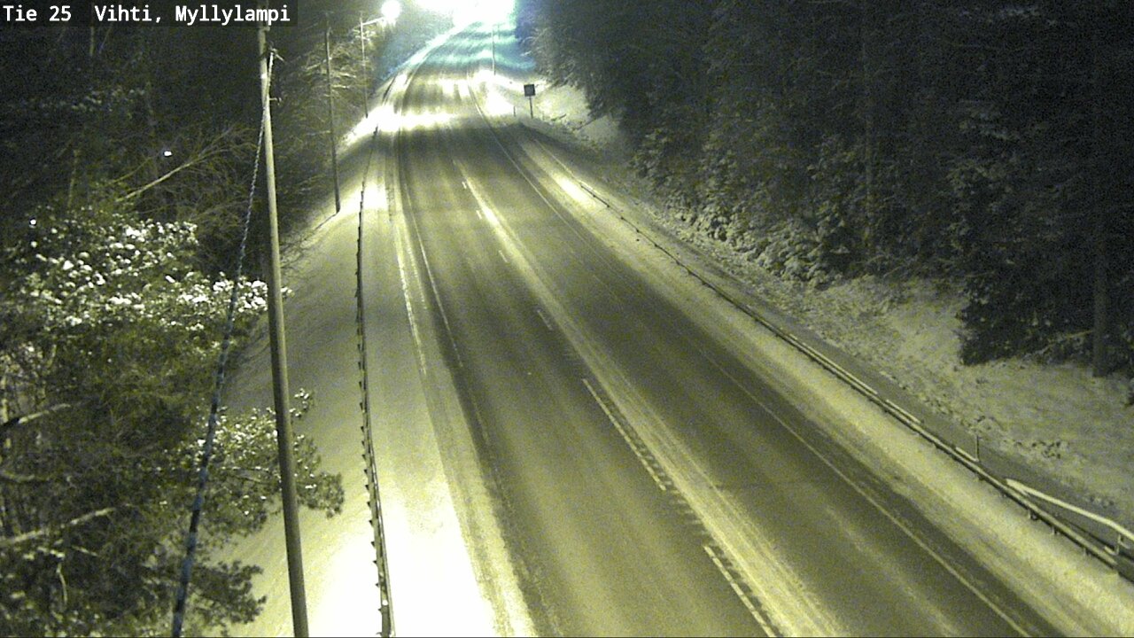 Weather Camera Image Road 25 Lohja Myllylampi, Lohja, Uusimaa