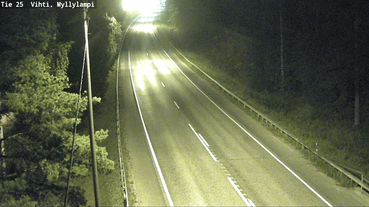 Weather Camera Image Road 25 Lohja Myllylampi, Lohja, Uusimaa