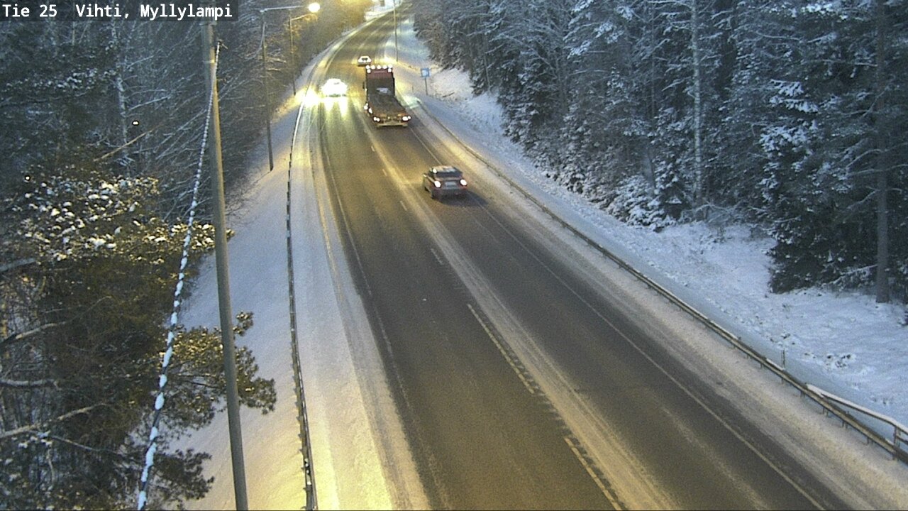 Weather Camera Image Road 25 Lohja Myllylampi, Lohja, Uusimaa