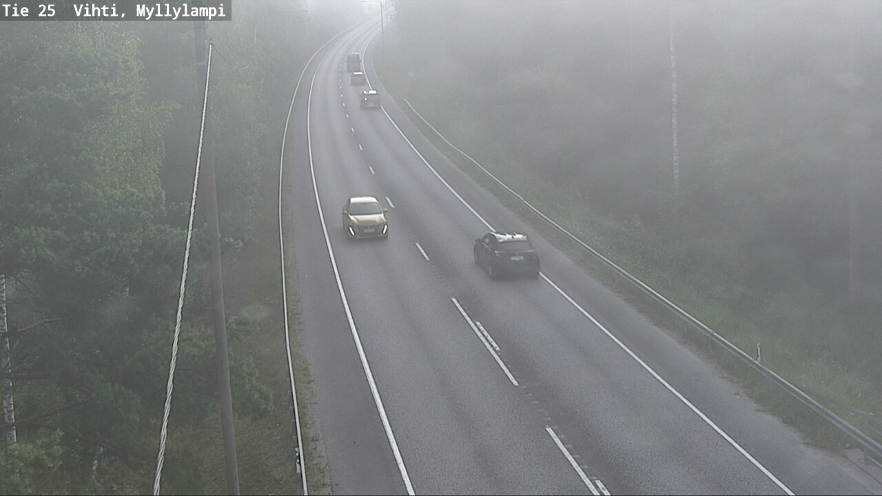 Weather Camera Image Road 25 Lohja Myllylampi, Lohja, Uusimaa