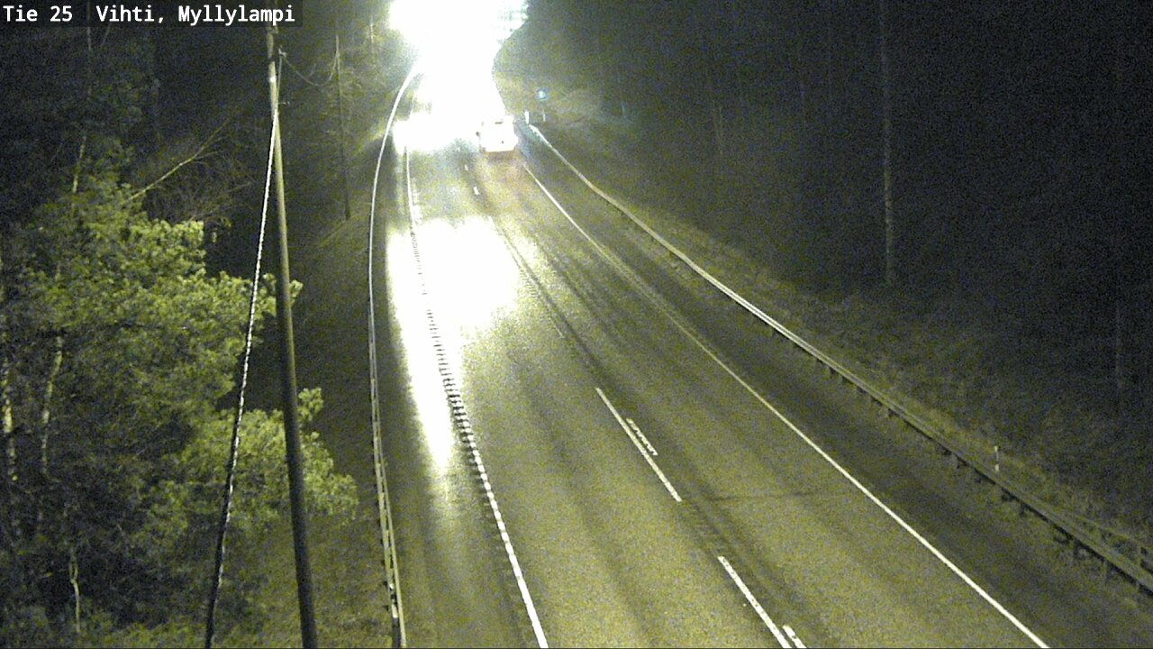 Weather Camera Image Väg 25 Lojo Myllylampi, Lohja, Uusimaa