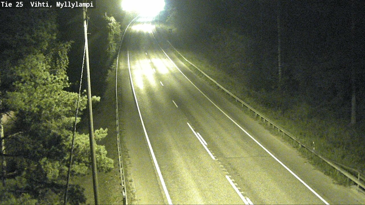 Weather Camera Image Road 25 Lohja Myllylampi, Lohja, Uusimaa
