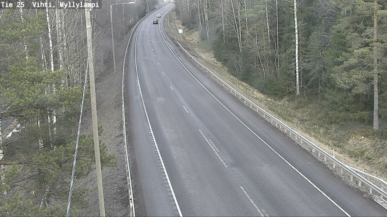 Weather Camera Image Road 25 Lohja Myllylampi, Lohja, Uusimaa