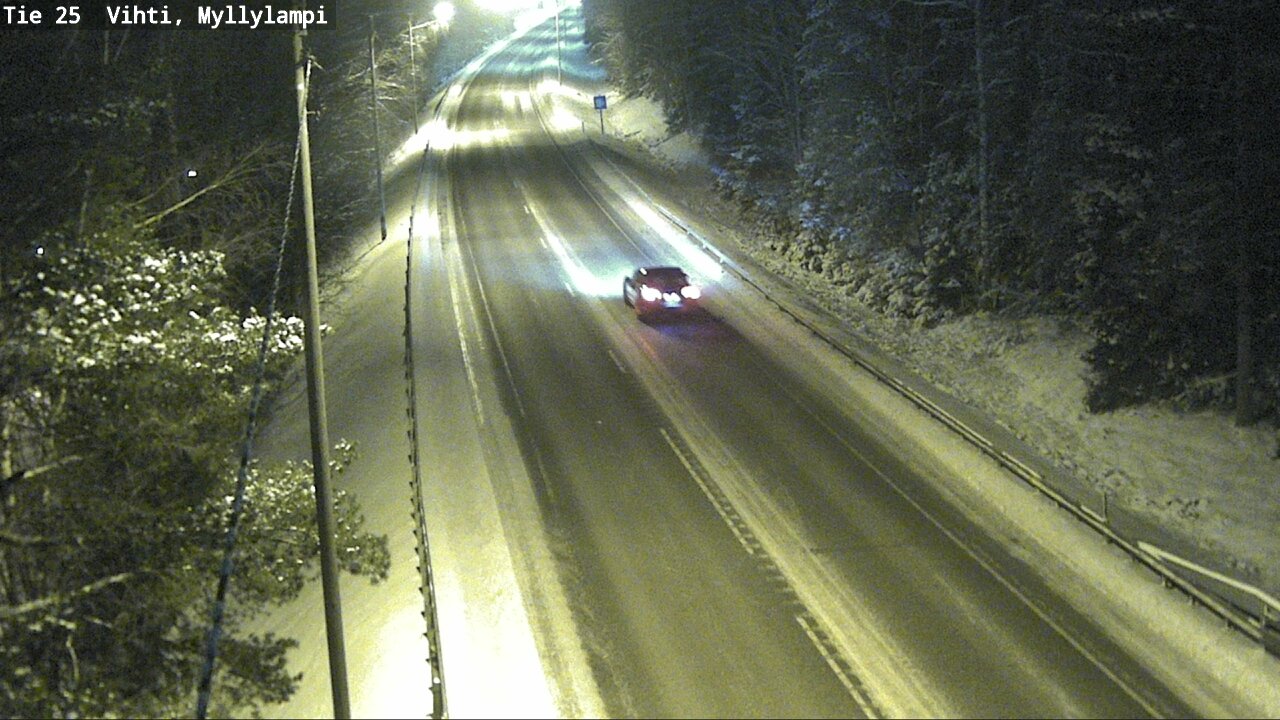 Weather Camera Image Road 25 Lohja Myllylampi, Lohja, Uusimaa