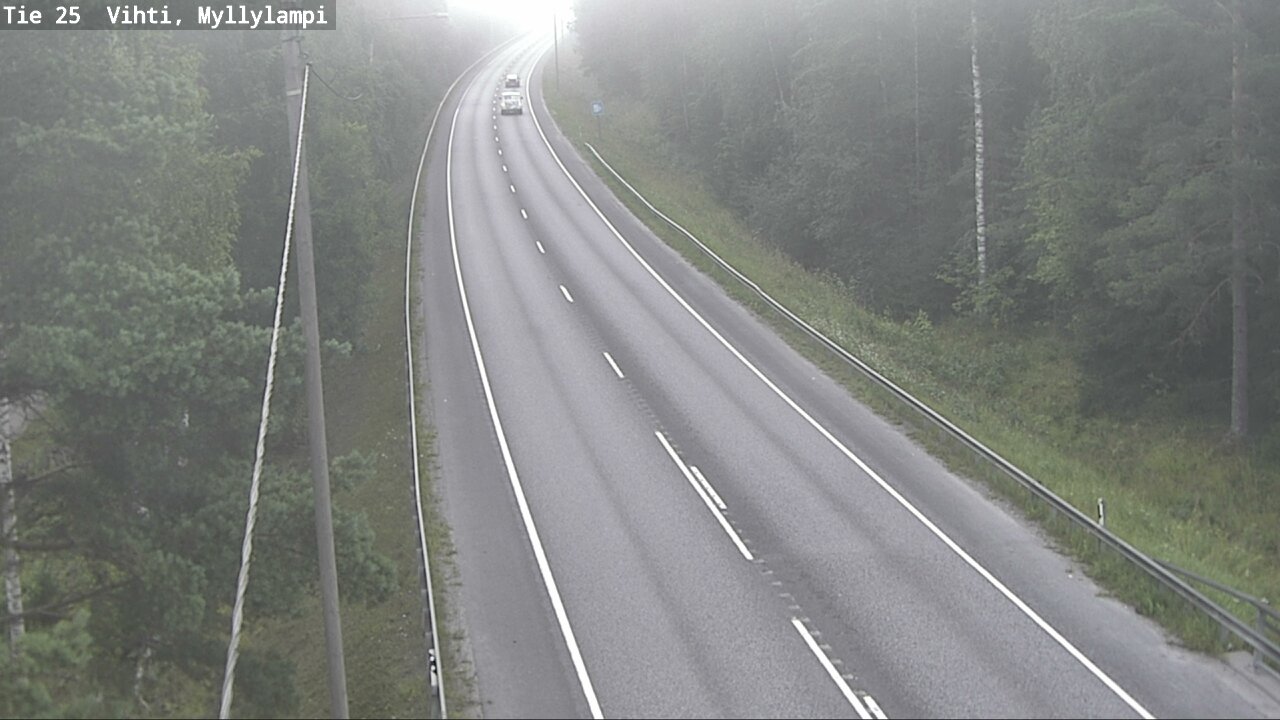 Weather Camera Image Road 25 Lohja Myllylampi, Lohja, Uusimaa