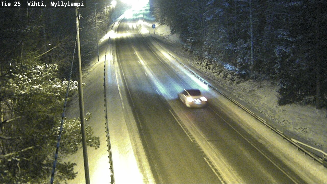 Weather Camera Image Road 25 Lohja Myllylampi, Lohja, Uusimaa