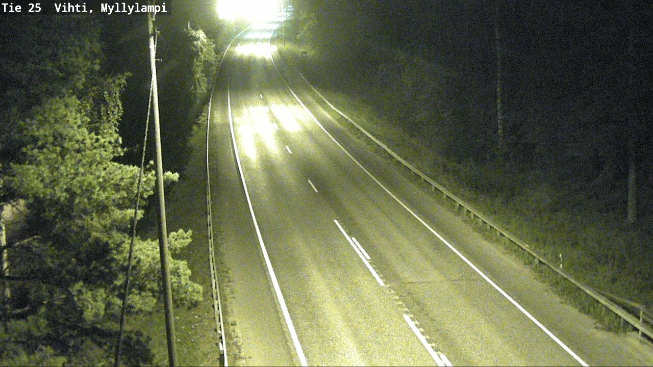 Weather Camera Image Road 25 Lohja Myllylampi, Lohja, Uusimaa