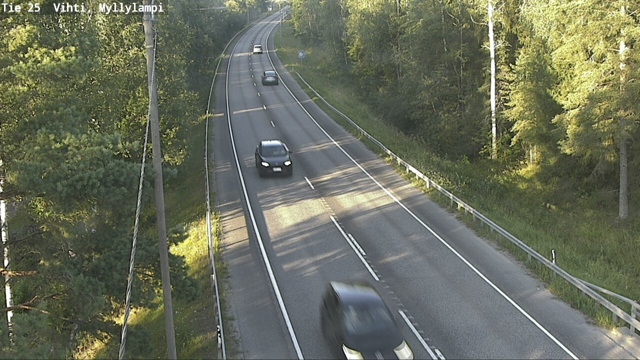 Weather Camera Image Road 25 Lohja Myllylampi, Lohja, Uusimaa