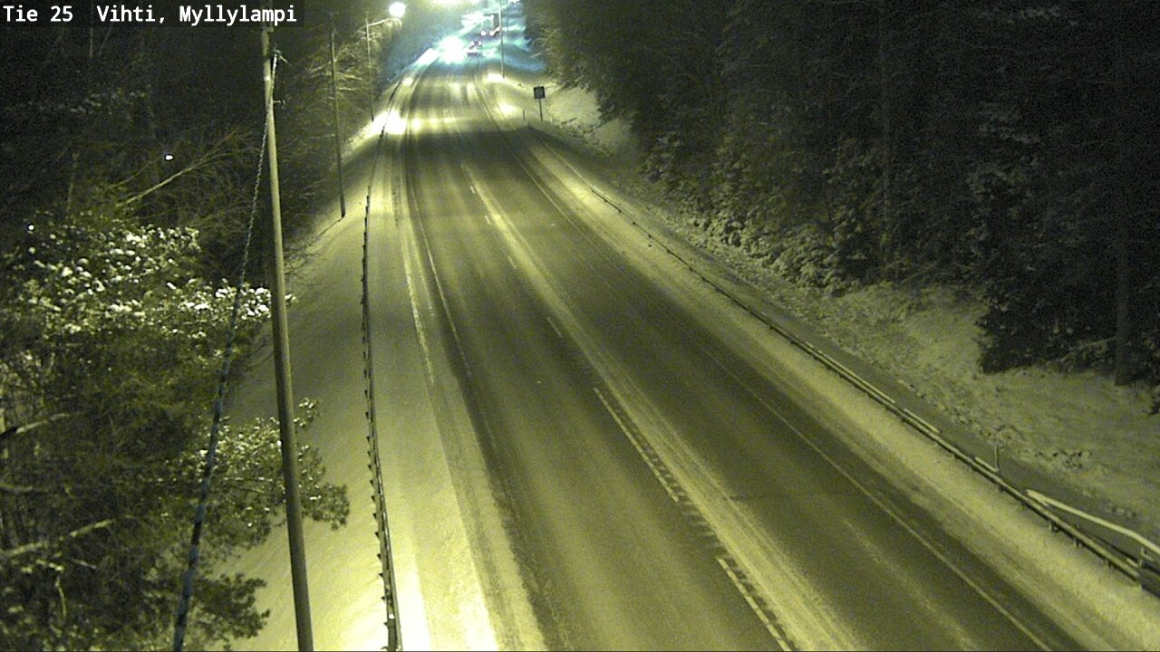 Weather Camera Image Road 25 Lohja Myllylampi, Lohja, Uusimaa