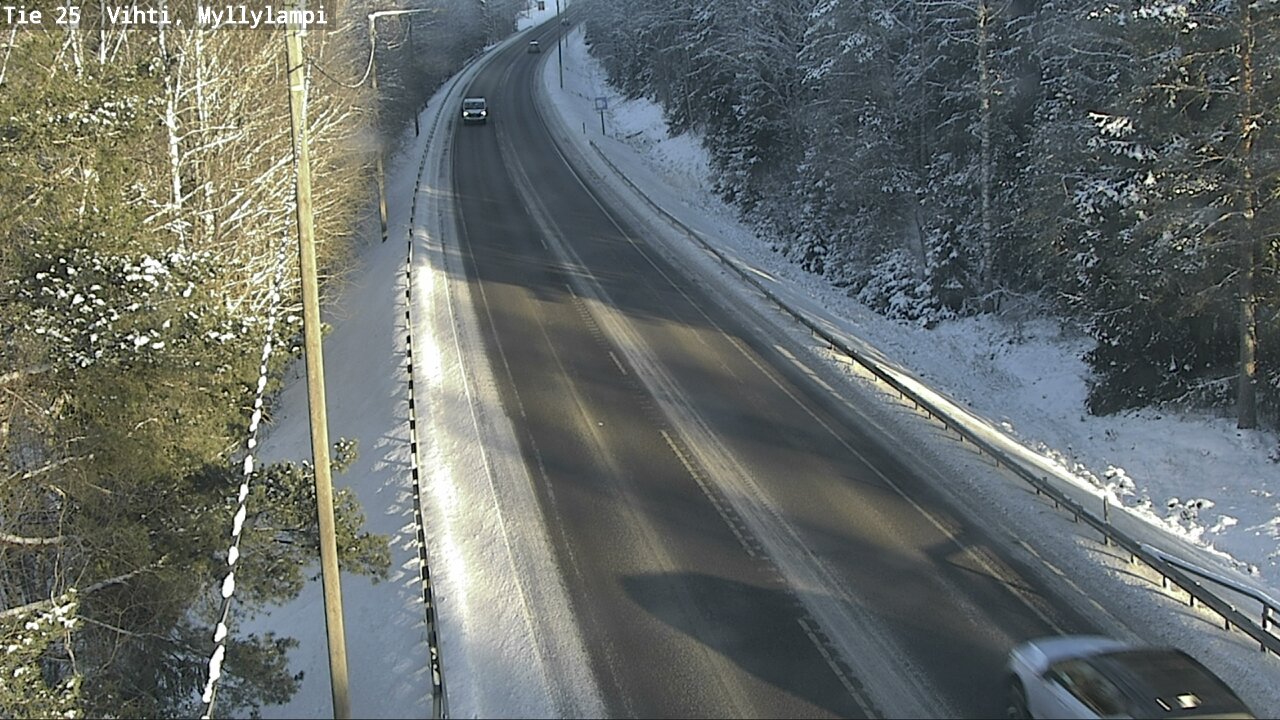 Weather Camera Image Road 25 Lohja Myllylampi, Lohja, Uusimaa