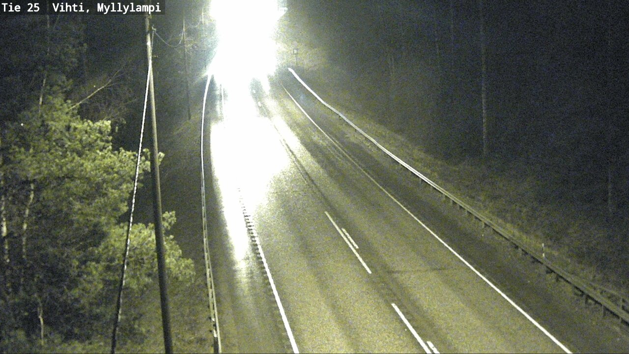 Weather Camera Image Väg 25 Lojo Myllylampi, Lohja, Uusimaa