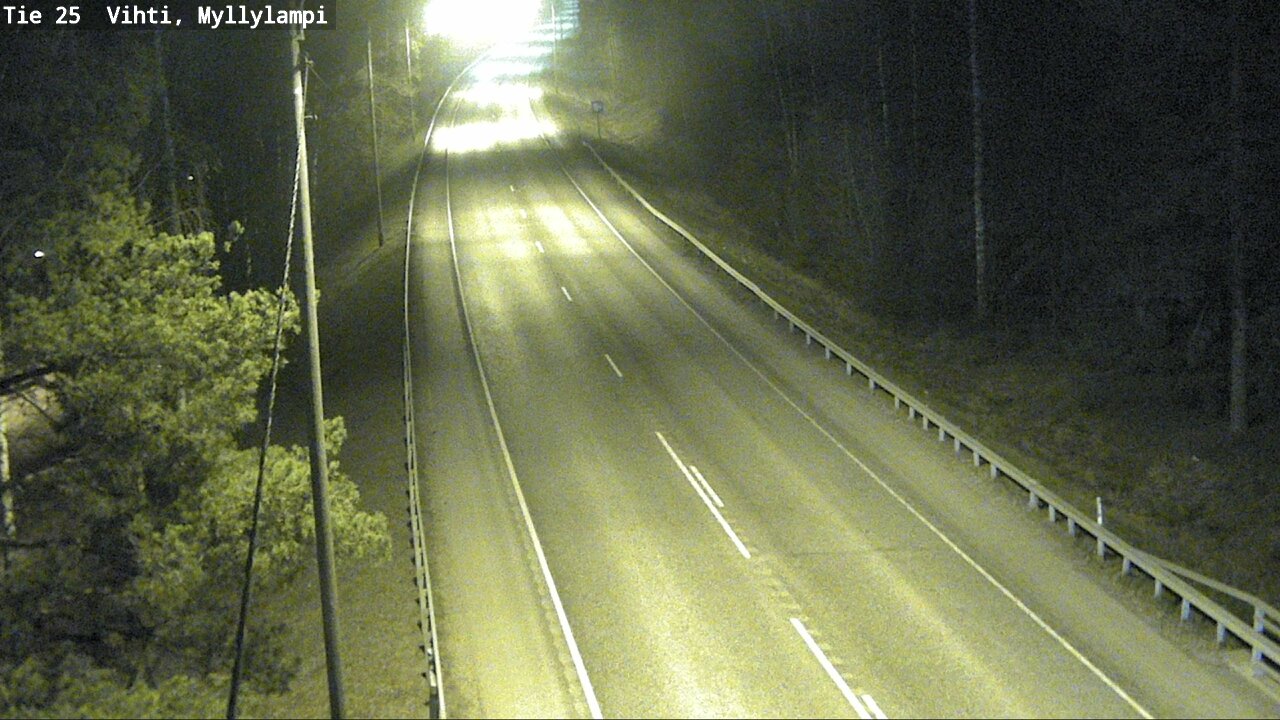 Weather Camera Image Road 25 Lohja Myllylampi, Lohja, Uusimaa