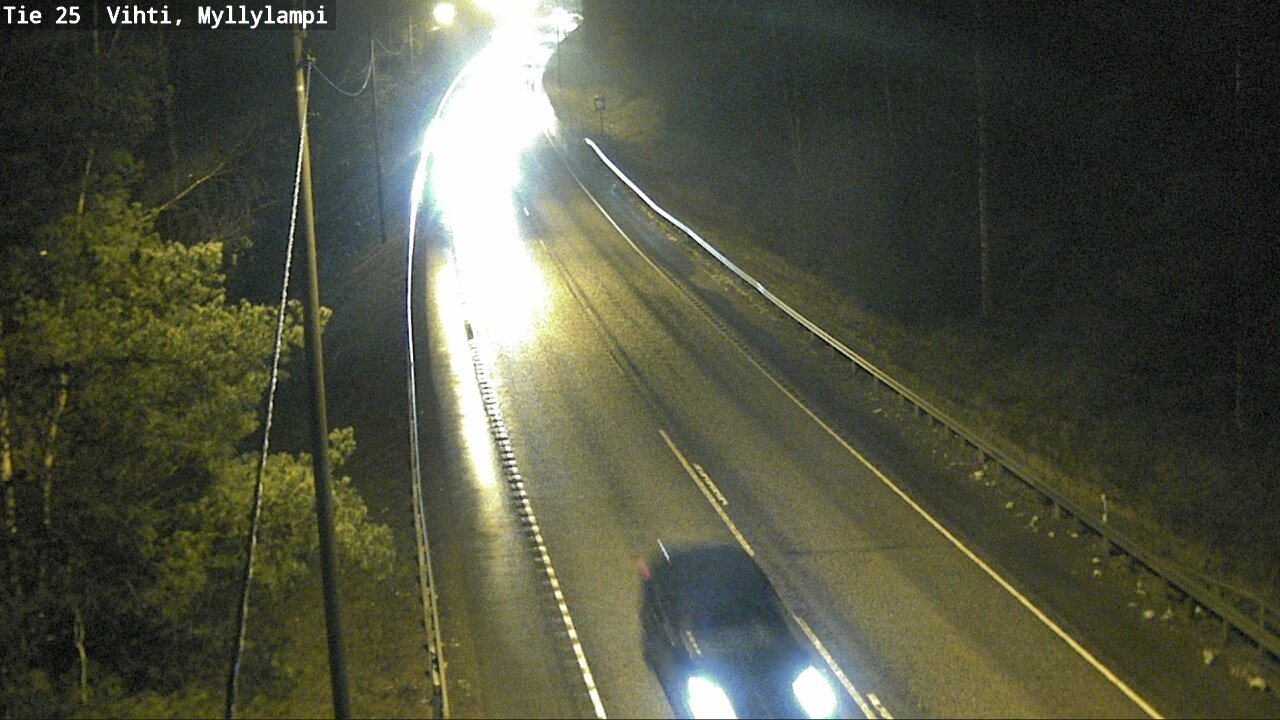 Weather Camera Image Väg 25 Lojo Myllylampi, Lohja, Uusimaa