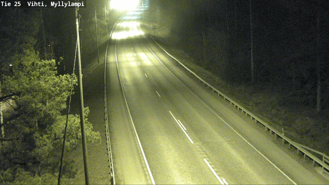 Weather Camera Image Road 25 Lohja Myllylampi, Lohja, Uusimaa