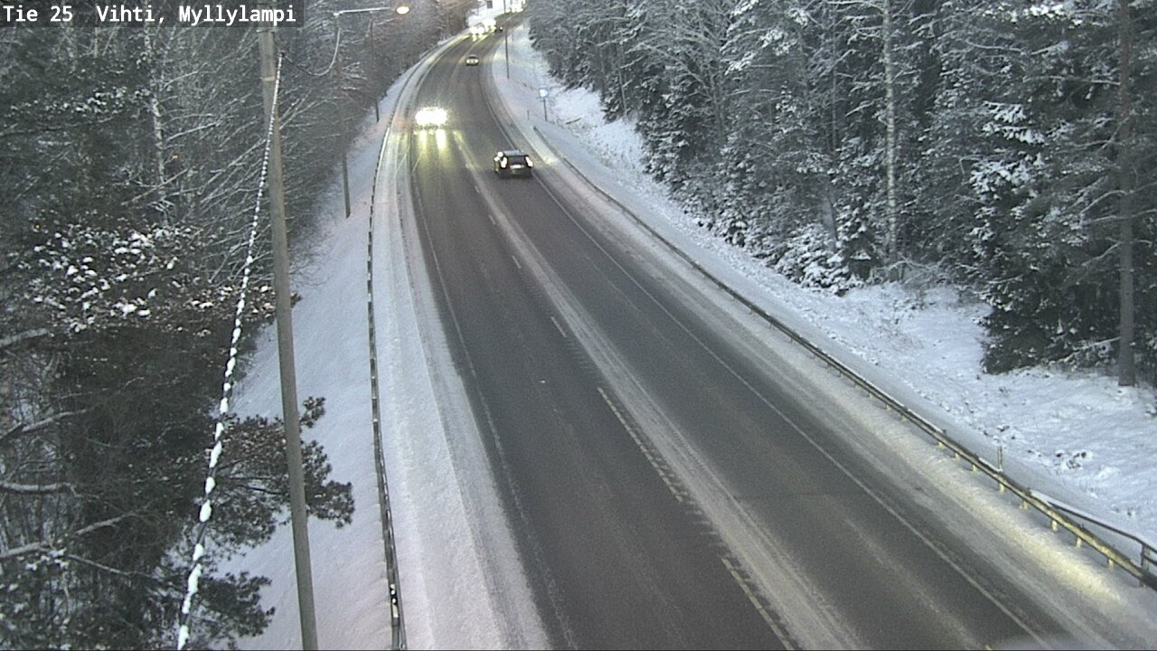 Weather Camera Image Road 25 Lohja Myllylampi, Lohja, Uusimaa