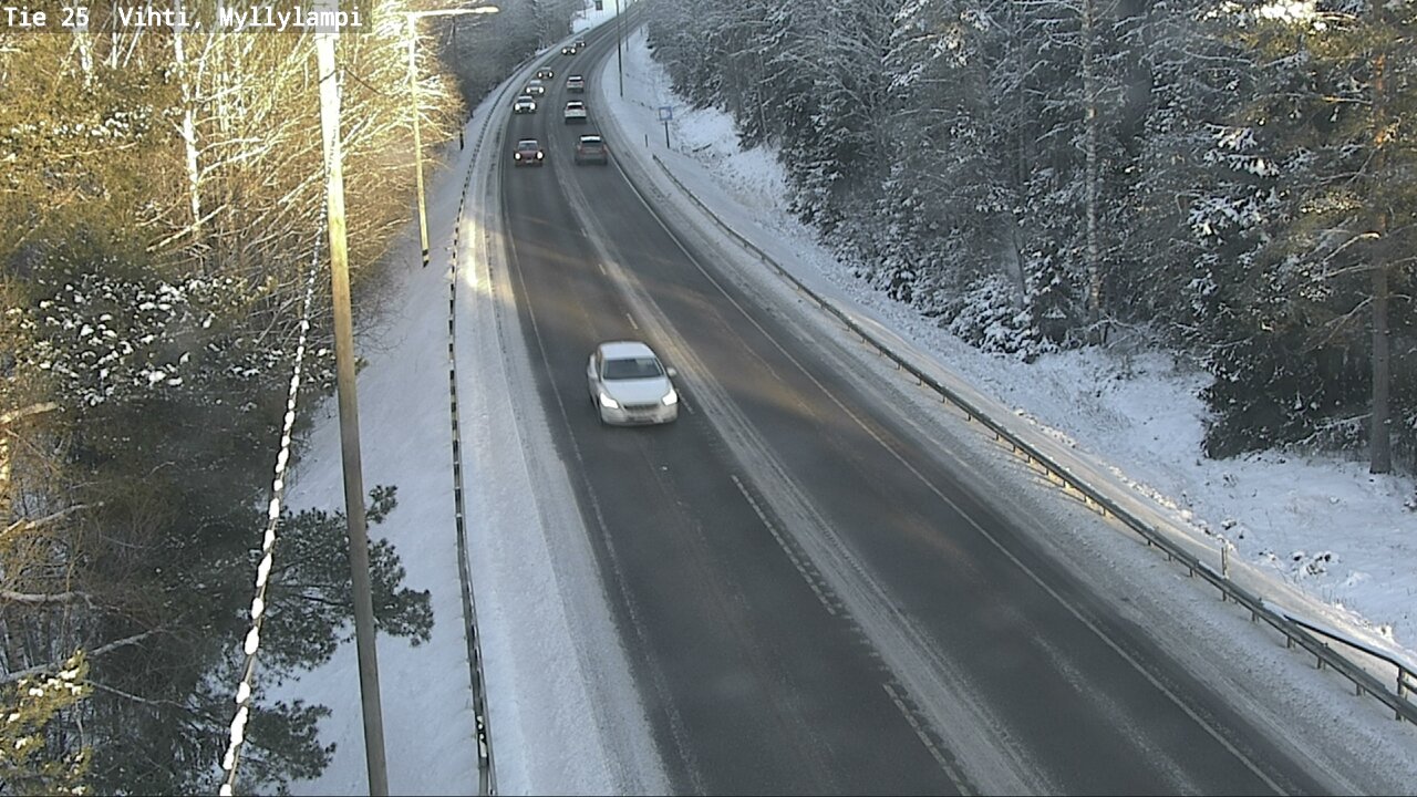 Weather Camera Image Road 25 Lohja Myllylampi, Lohja, Uusimaa