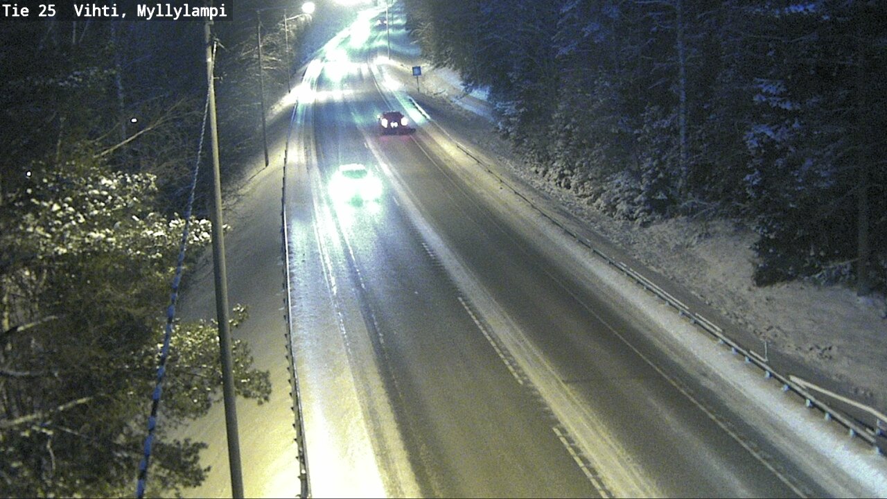 Weather Camera Image Road 25 Lohja Myllylampi, Lohja, Uusimaa