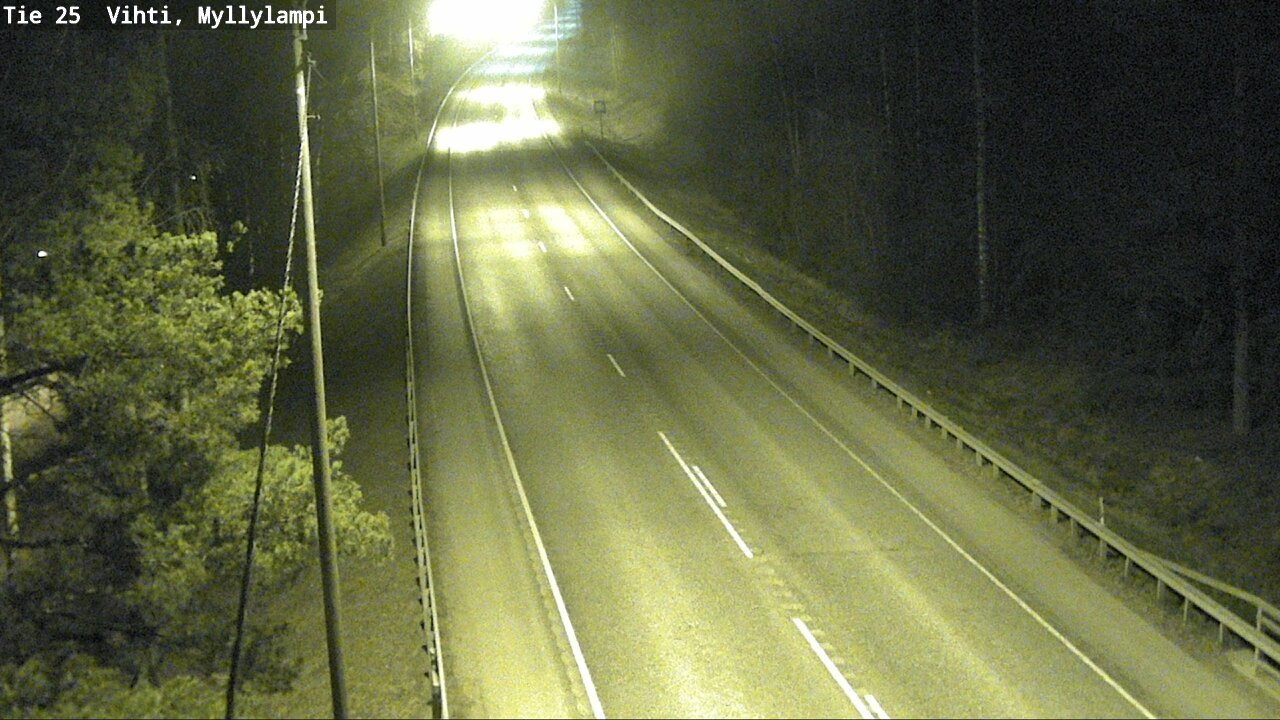 Weather Camera Image Road 25 Lohja Myllylampi, Lohja, Uusimaa