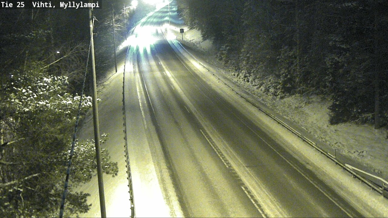 Weather Camera Image Road 25 Lohja Myllylampi, Lohja, Uusimaa