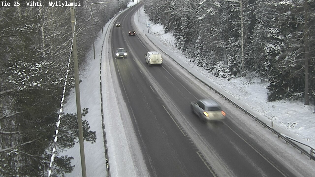 Weather Camera Image Road 25 Lohja Myllylampi, Lohja, Uusimaa
