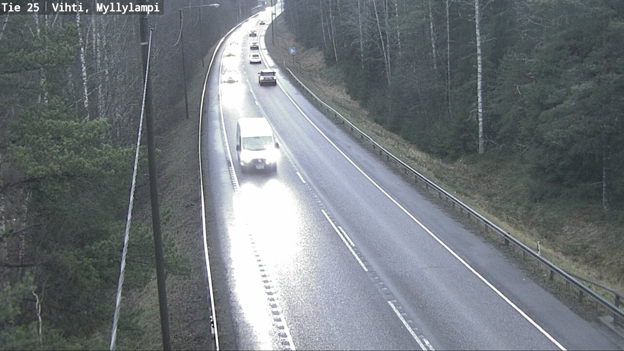 Weather Camera Image Road 25 Lohja Myllylampi, Lohja, Uusimaa