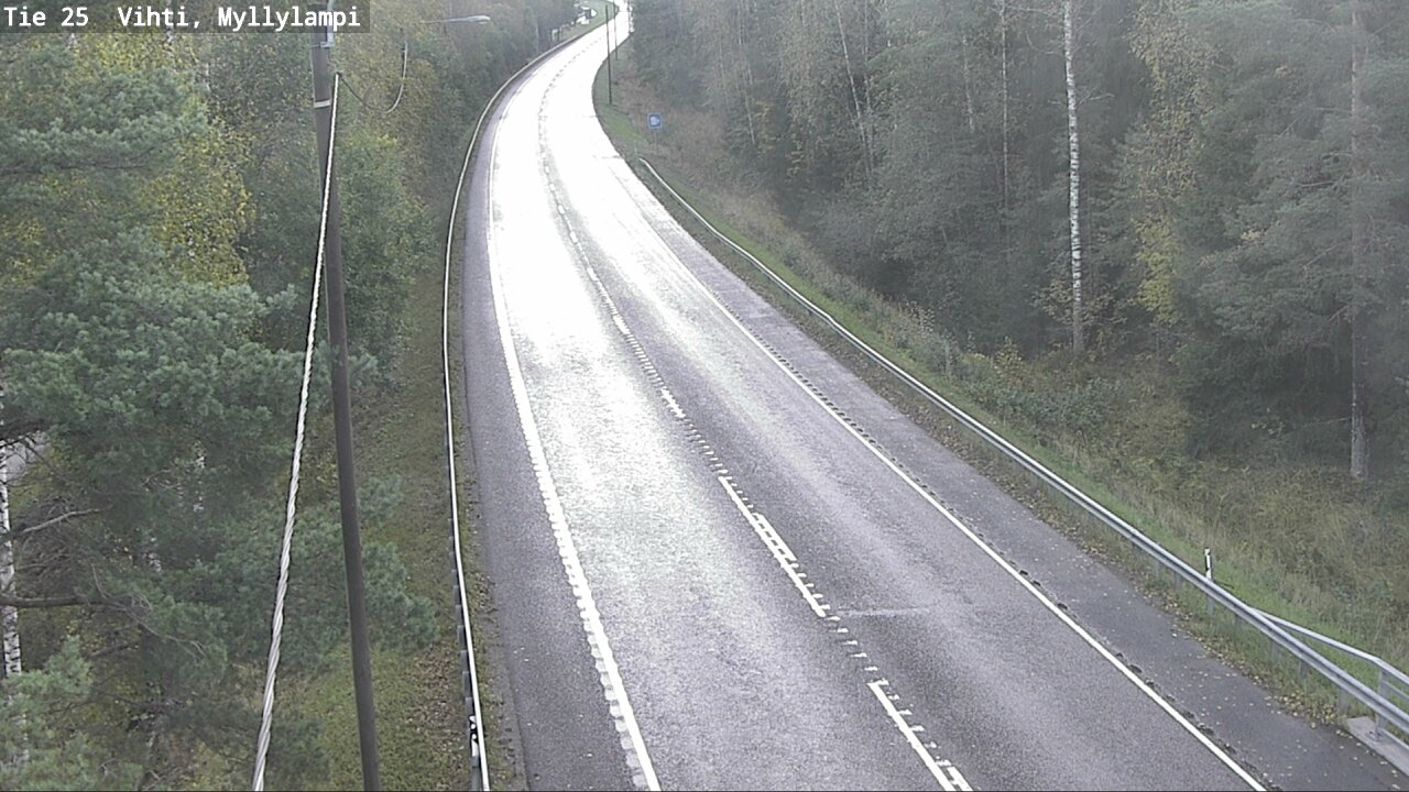 Weather Camera Image Road 25 Lohja Myllylampi, Lohja, Uusimaa
