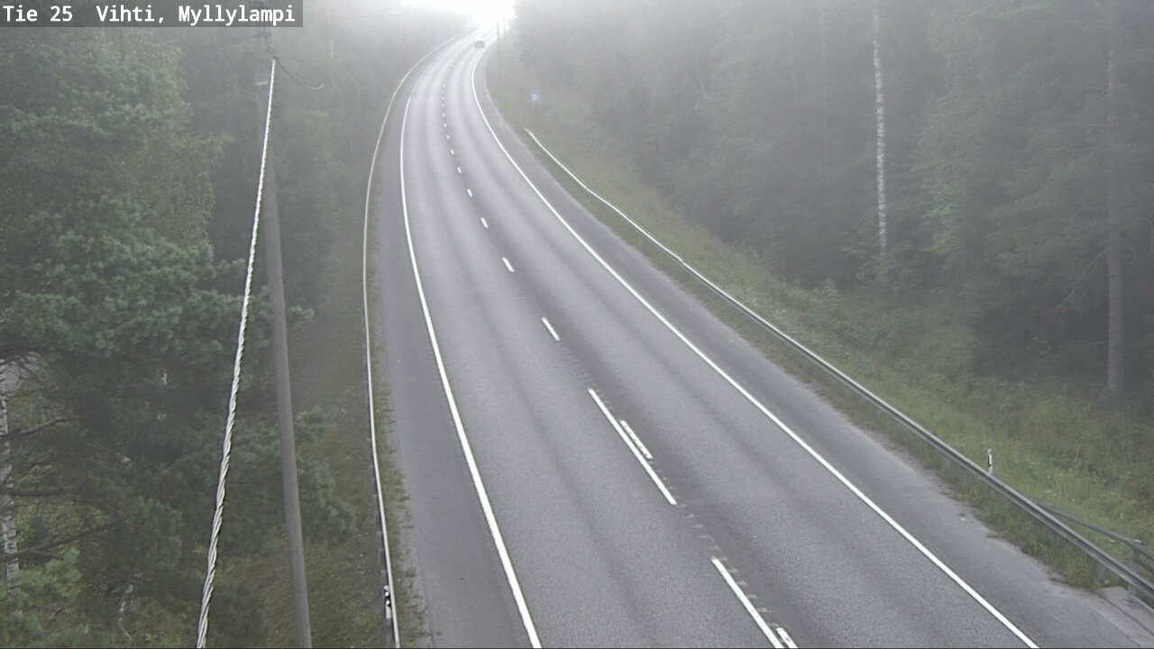 Weather Camera Image Road 25 Lohja Myllylampi, Lohja, Uusimaa
