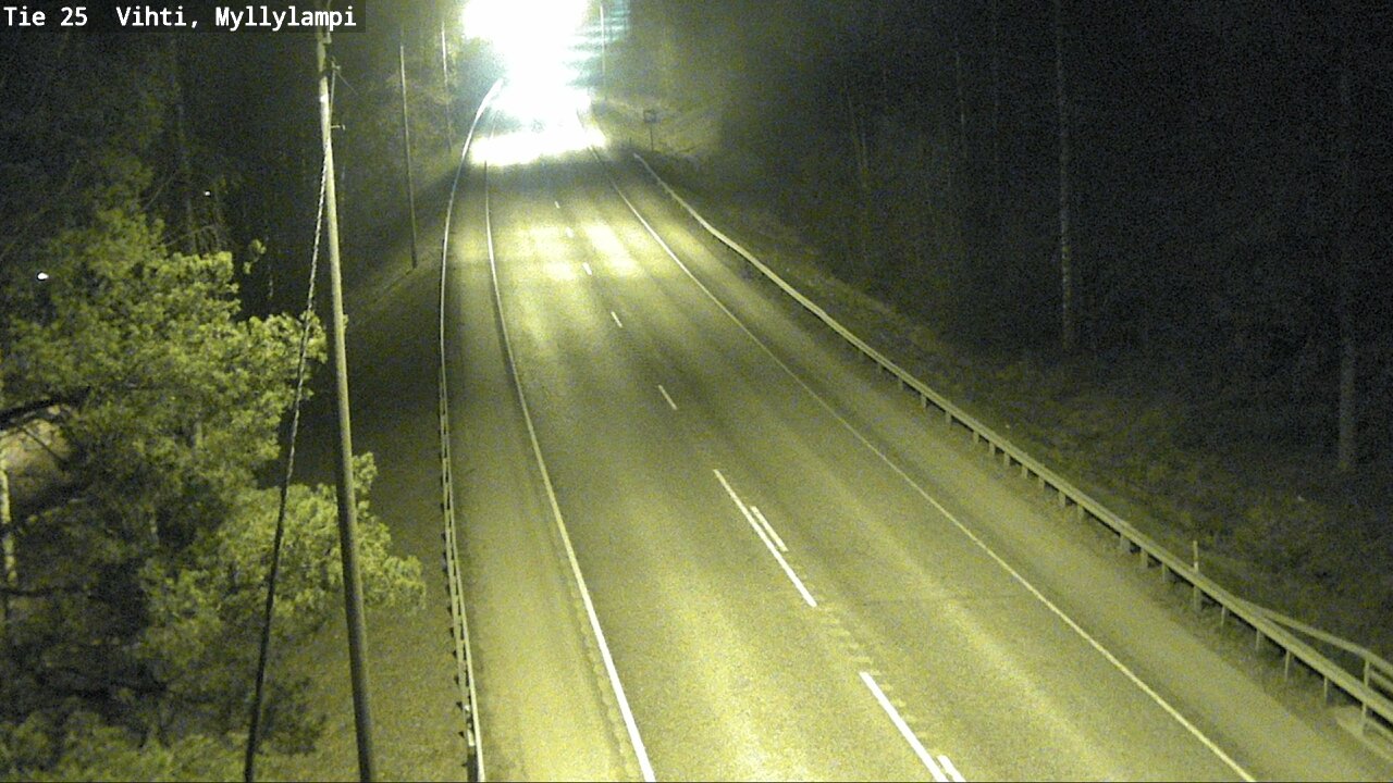 Weather Camera Image Road 25 Lohja Myllylampi, Lohja, Uusimaa