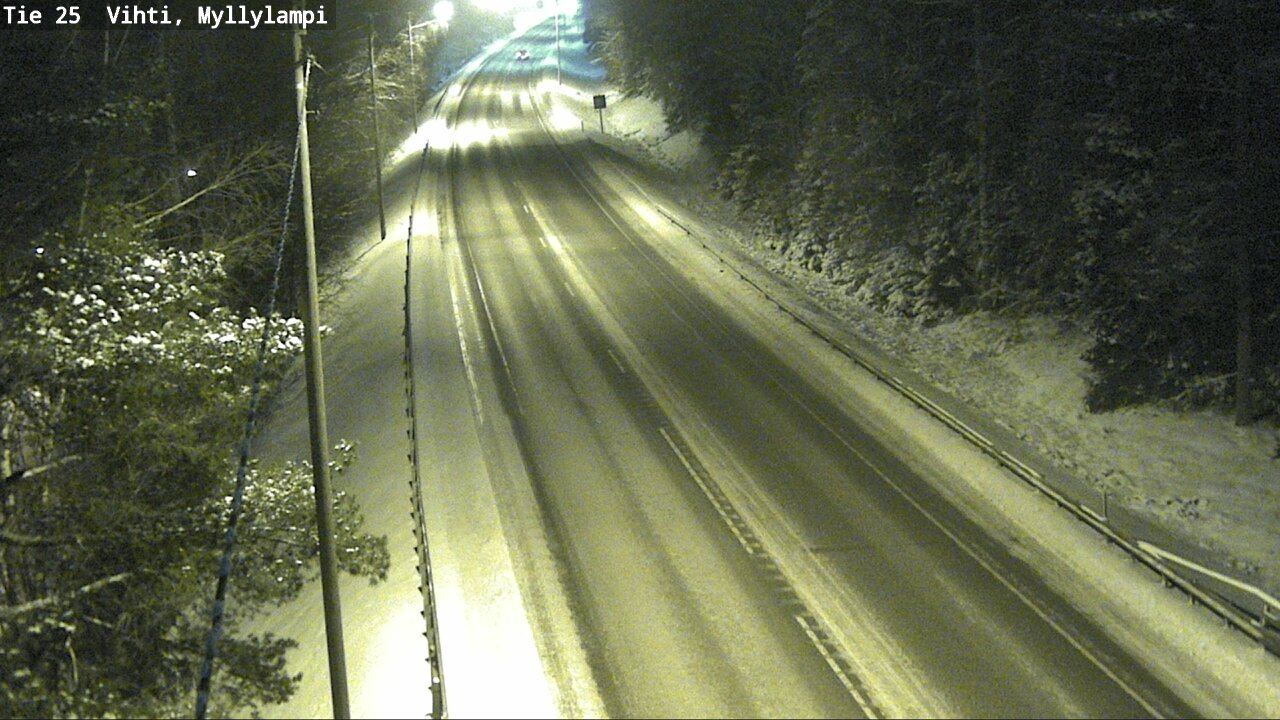 Weather Camera Image Road 25 Lohja Myllylampi, Lohja, Uusimaa