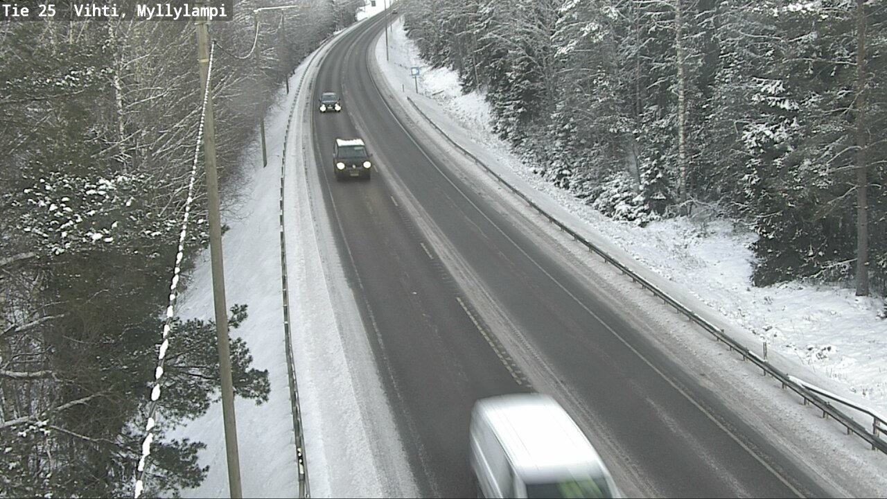 Weather Camera Image Road 25 Lohja Myllylampi, Lohja, Uusimaa