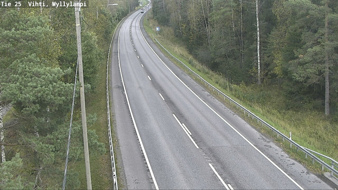 Weather Camera Image Road 25 Lohja Myllylampi, Lohja, Uusimaa