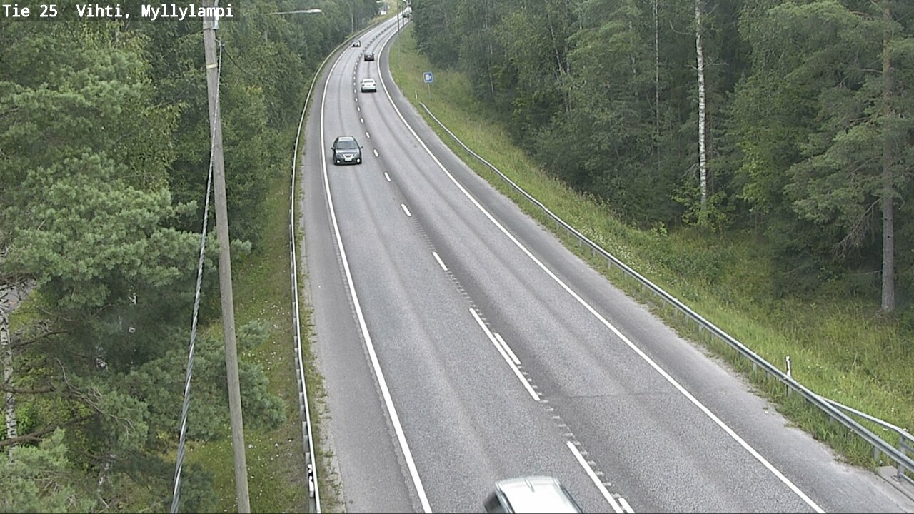 Weather Camera Image Road 25 Lohja Myllylampi, Lohja, Uusimaa