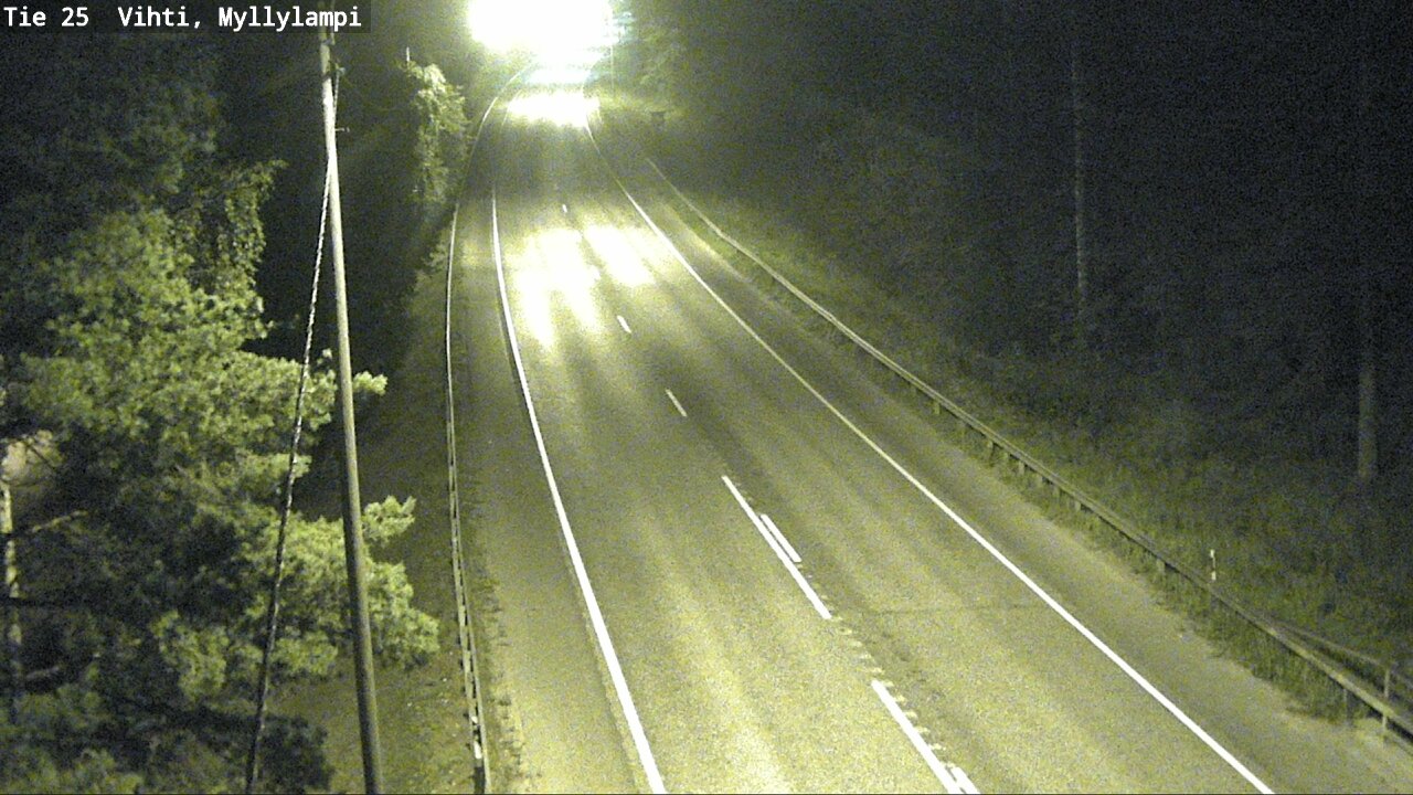 Weather Camera Image Road 25 Lohja Myllylampi, Lohja, Uusimaa