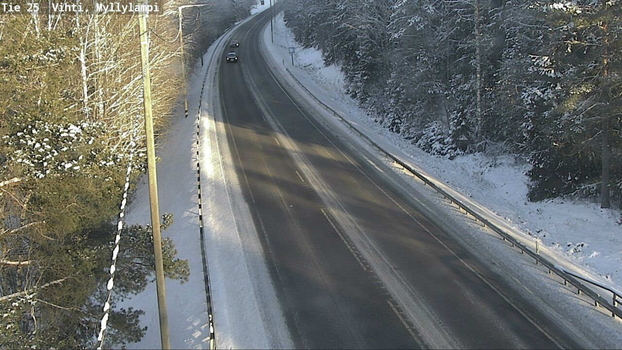 Weather Camera Image Road 25 Lohja Myllylampi, Lohja, Uusimaa