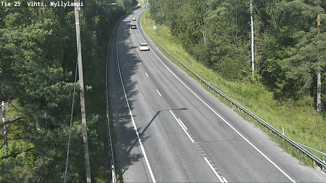 Weather Camera Image Road 25 Lohja Myllylampi, Lohja, Uusimaa