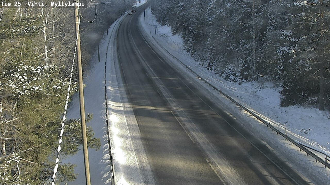 Weather Camera Image Road 25 Lohja Myllylampi, Lohja, Uusimaa