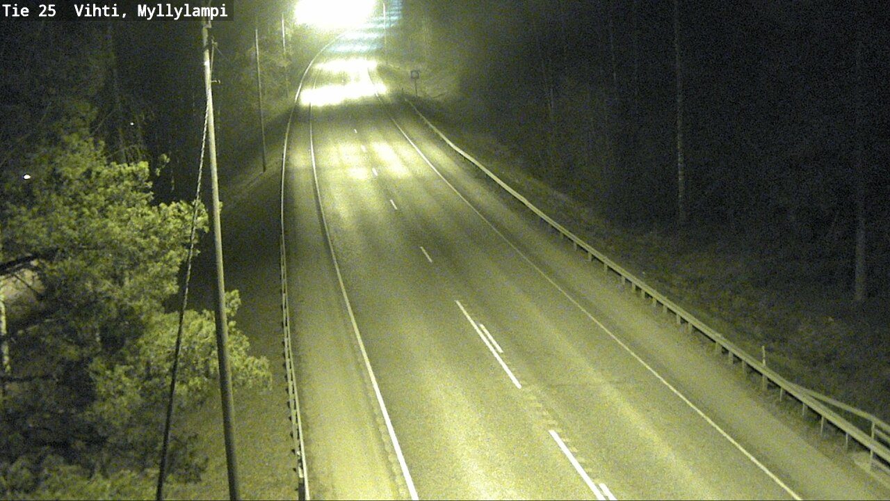 Weather Camera Image Road 25 Lohja Myllylampi, Lohja, Uusimaa