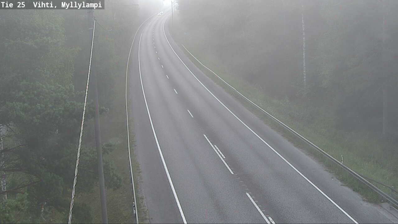 Weather Camera Image Road 25 Lohja Myllylampi, Lohja, Uusimaa