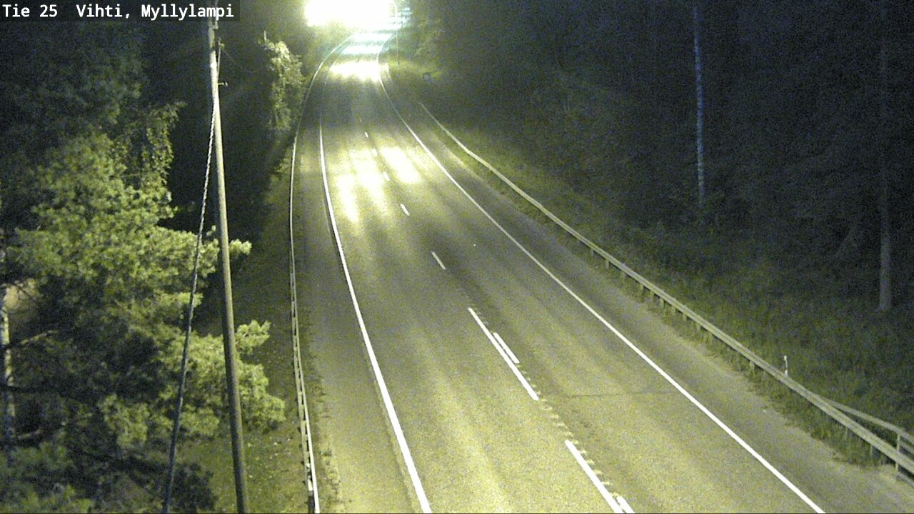 Weather Camera Image Road 25 Lohja Myllylampi, Lohja, Uusimaa