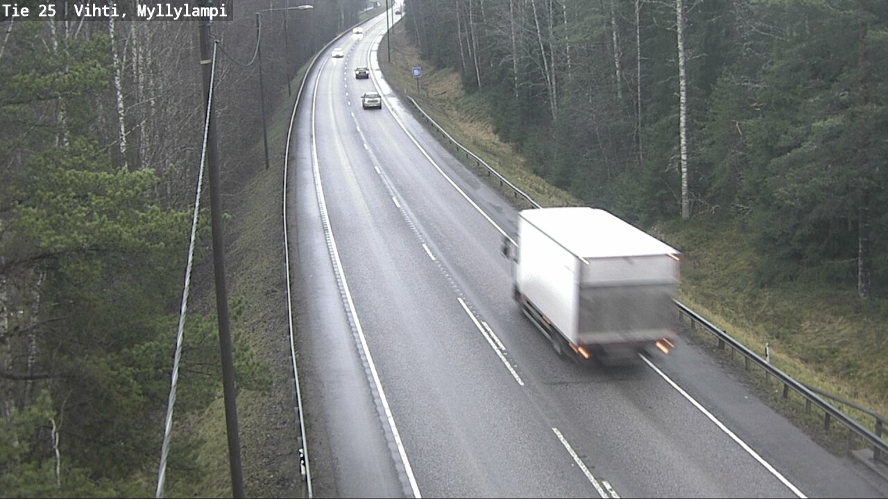 Weather Camera Image Road 25 Lohja Myllylampi, Lohja, Uusimaa