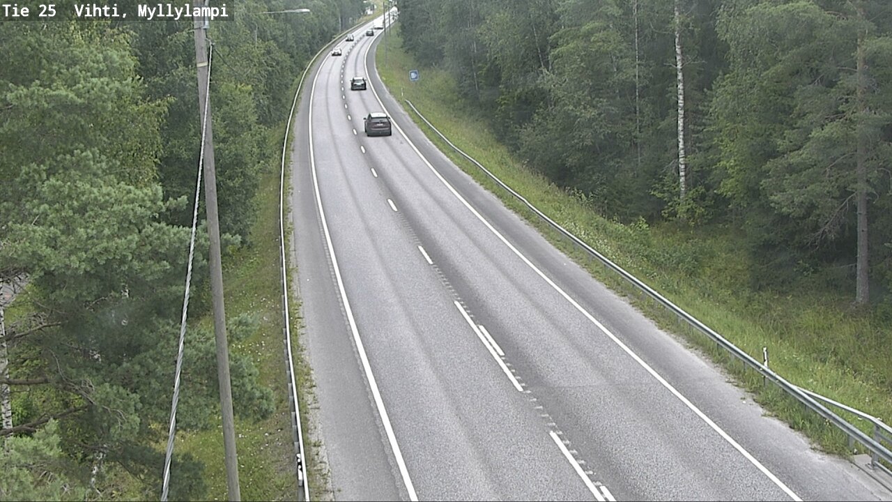 Weather Camera Image Road 25 Lohja Myllylampi, Lohja, Uusimaa