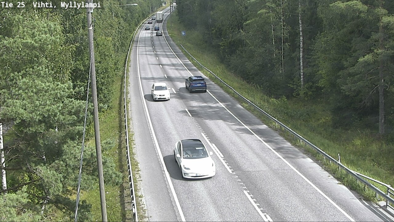 Weather Camera Image Road 25 Lohja Myllylampi, Lohja, Uusimaa
